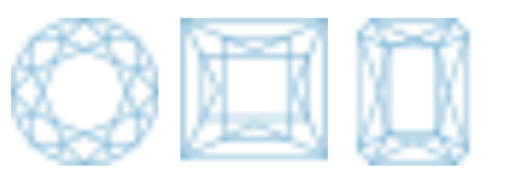 ラウンドブリリアントカット プリンセスカット ラディアントカット