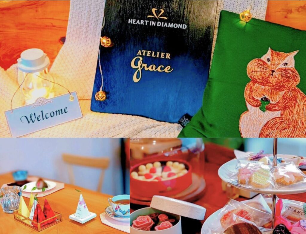 吉祥寺のアトリエグレイス ハートインダイヤモンド