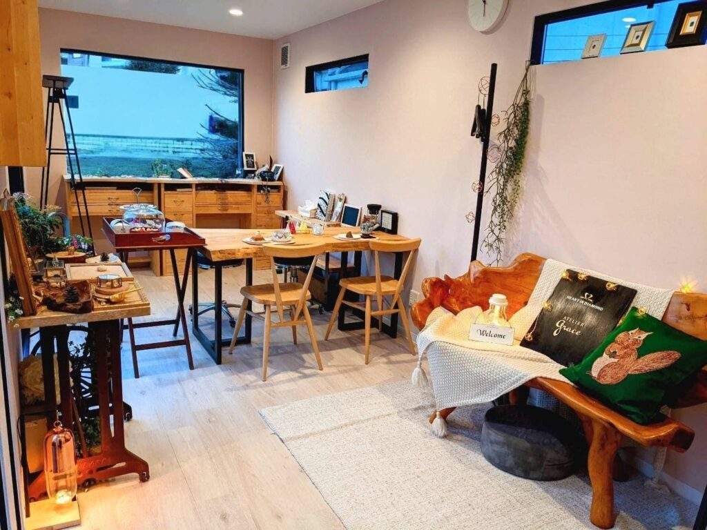 吉祥寺のアトリエグレイス ハートインダイヤモンド